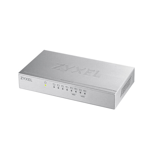 ZyXEL Gigabit Switch Desktop 8 10/100/1000 Unmanaged 8 Ports Silver