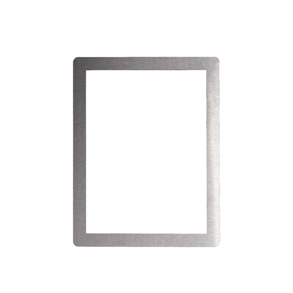 Flush mount stainless steel bezel for the ViLX-ACM-8 and ViLX-EX8