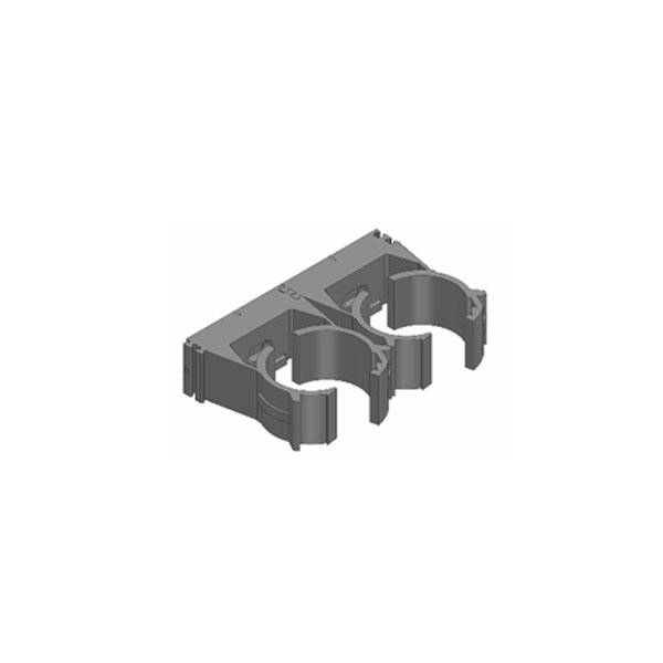 Pipe Clips 25-27 mm Grey (Mx 10) (PIP-009G)