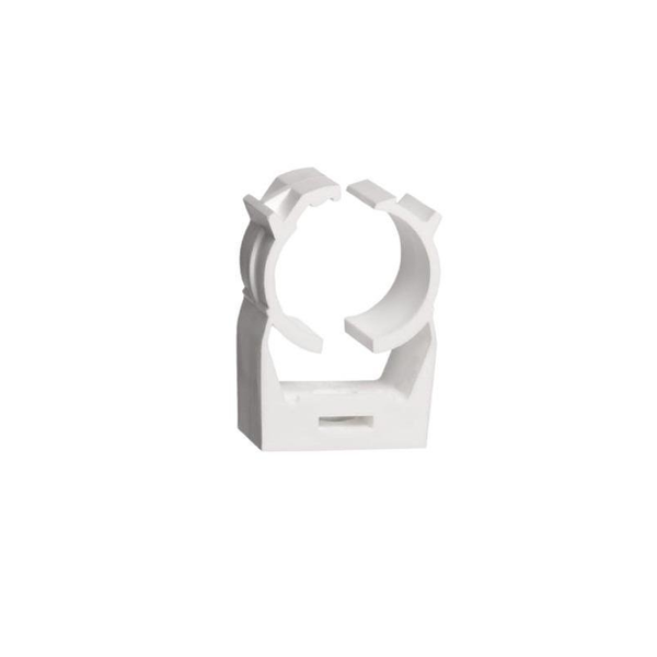 Pipe Clips 25-27 mm White (Mx 10) (WHTCLIP)(PIP-009W)(22-122)