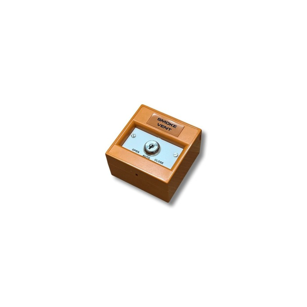 KAC K30SAS-56 Smoke Vent 3 Position Keyswitch  Orange