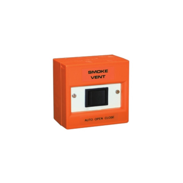 KAC Orange Smoke Vent Rocker Switch - Open-Auto-Close