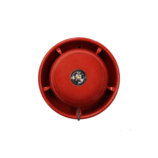 Smartcell Ceiling Sounder/VAD Red Body - White Flash
