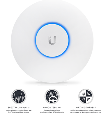 Ubiquiti UAP-AC-LR UniFi Long Range Cloud Managed Wi-Fi 5 PoE Access Point