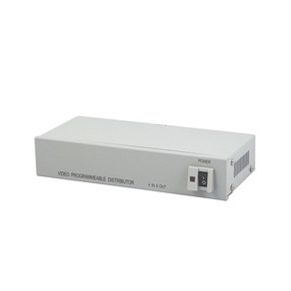 AUX Programmable video distributor 4 in 8 out UK Plug