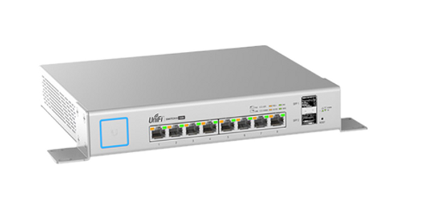 Ubiquiti US-8-150W UniFi 8-Port Layer 2 Managed Desktop Gigabit PoE+ Switch w/ 2 x 1GbE SFP Ports (150W)