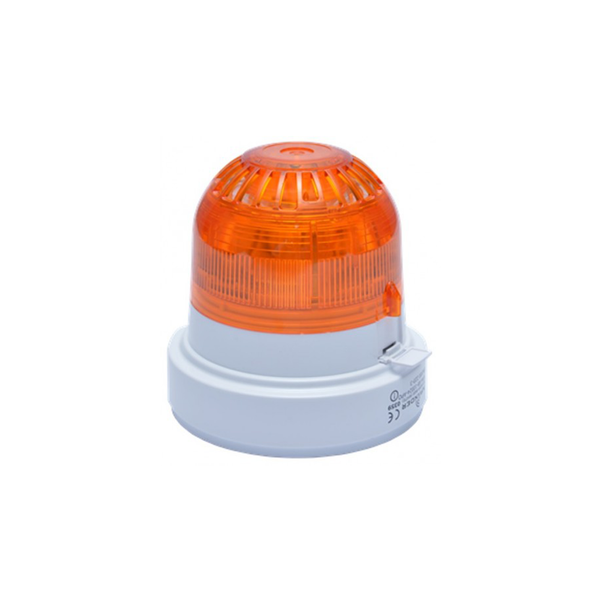 XPander Open-Area Sounder VID - White Body (Amber Flash)