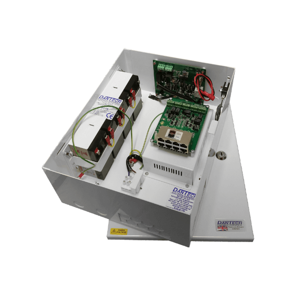 GIGABIT PoE PSU METAL CASED 2 O/P's C/W 1.2Ah BATT. PACK