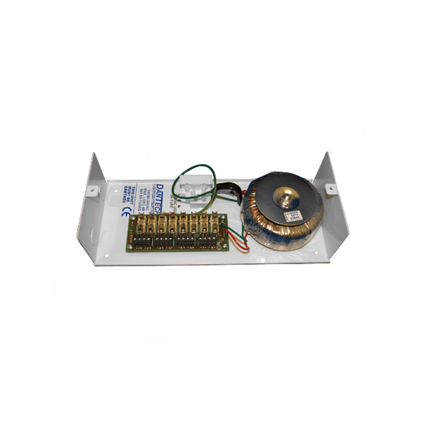 DANTECH PSU 24VAC 8 X 0.5A FUSED METAL CASED