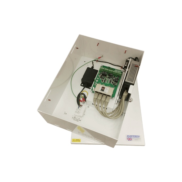 GIGABIT PoE PSU METAL CASED 4 O/P's C/W NETWORK SWITCH