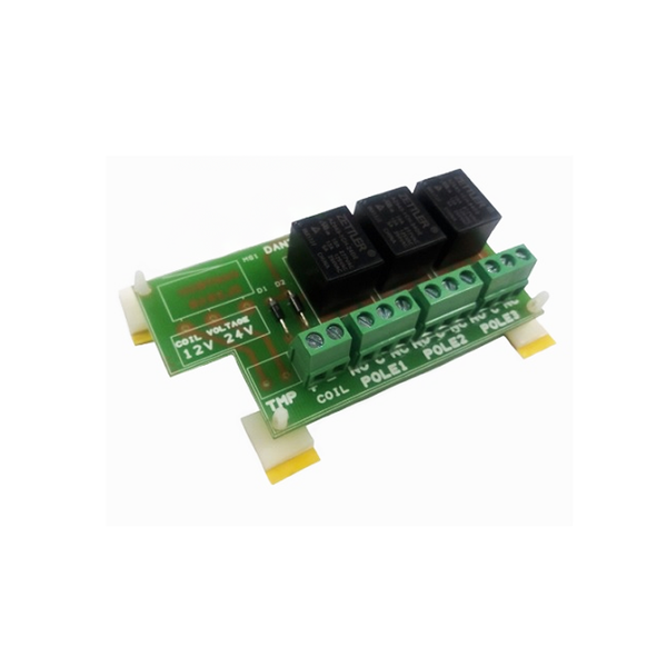 12VDC 3 POLE UNIVERSAL RELAY 10A PCB ONLY