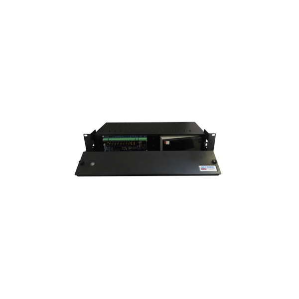 2U RACK PSU 24V DC 4A WITH MONITORING, FIRE SWITCHING AND SPACE FOR 7Ah BATTERY