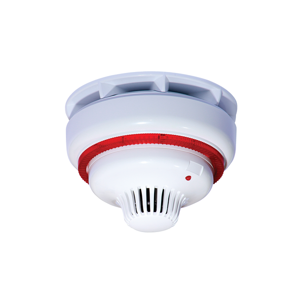 Ziton Radio Dual Optical/Heat Detector /w Radio Sounder Base & RED Visual Indicator (Polar White)