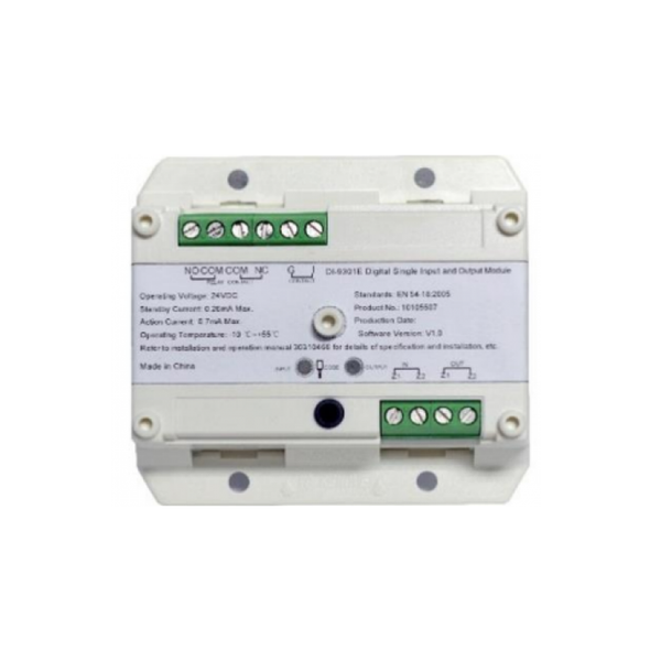 GST Intelligent Addr. Single I/O Module , 24VDC monitor