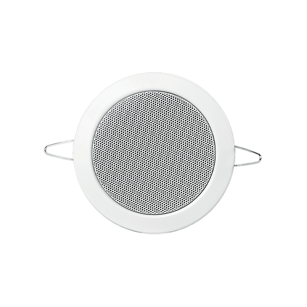 Complete fire ceiling speaker Power: 6W, 100V, (diameter 10 cm)