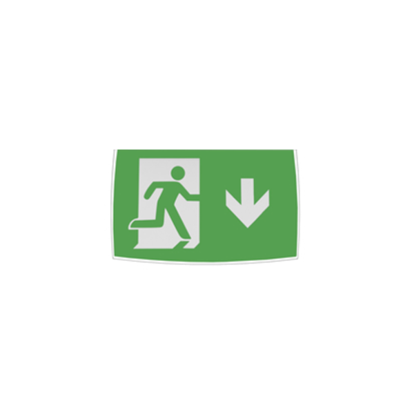 N40GR-R1 40m Exit sign symbol right