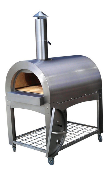 Large Stainless Steel Wood Fired Pizza Oven