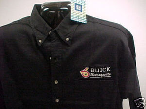 BUICK MOTORSPORTS  BUTTON DOWN WOVEN SHIRTS