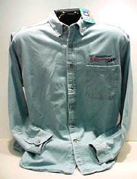PONTIAC RACING DENIM BUTTON DOWN SHIRT