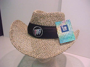 BUICK TRI-SHIELD STRAW HAT