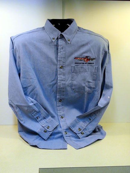 Light blue DENIM SHIRT