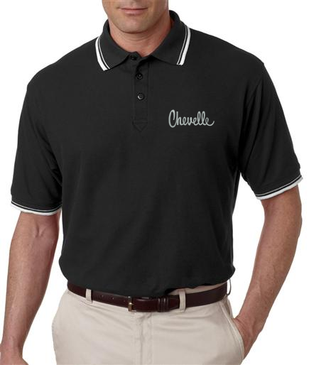 GM LICENSED CHEVROLET CHEVELLE EMBROIDERED POLO SHIRT