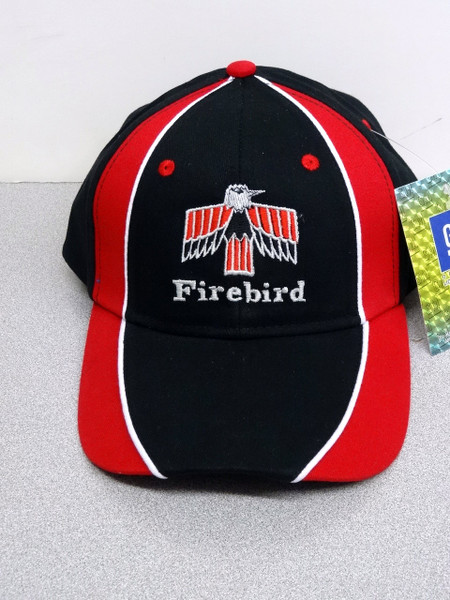 FIRST GENERATION FIREBIRD BLACK/RED BALL CAP GM LICENSED