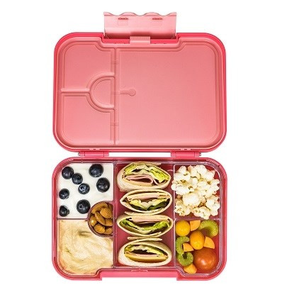 Miss Big Bento Box,Ideal Leak Proof Kids Lunch Box, Lunch Containers Rectangle (Light Pink M), Size: Medium