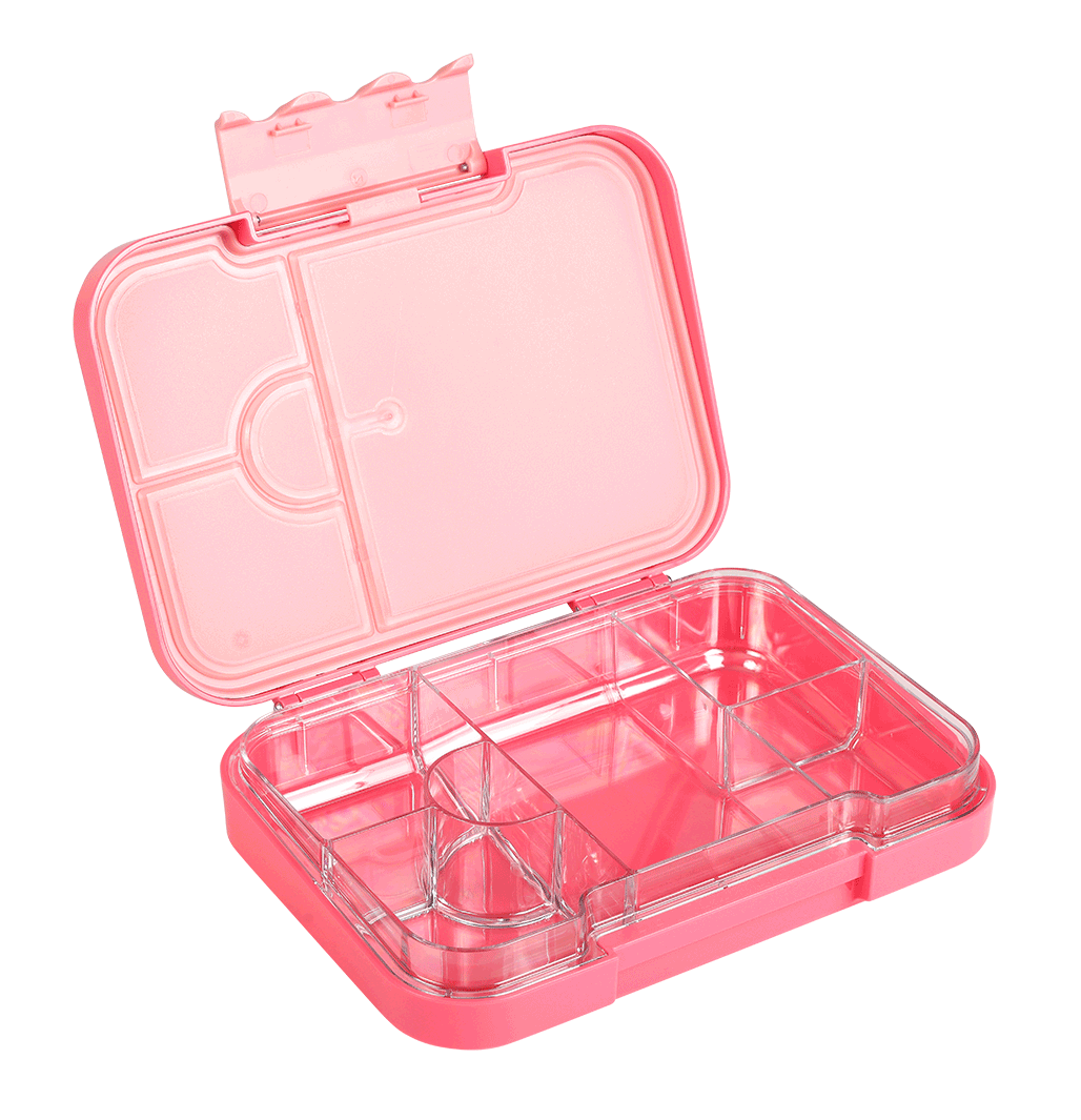 MISS BIG Bento Box,Ideal Leak Proof Kids Lunch Box, Lunch Containers  Rectangle (Light Pink M)