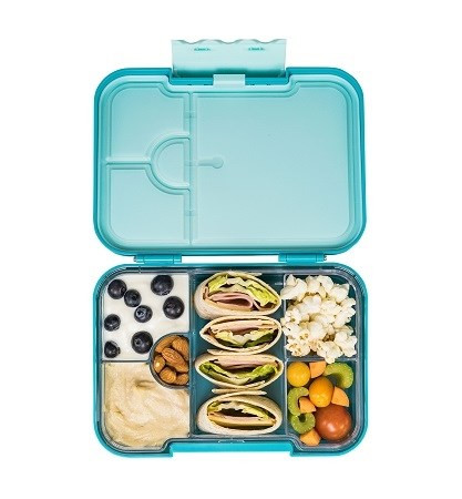 LEAKPROOF BENTO LUNCH BOX - 4 COMPARTMENTS - PINK - LEOPARD –