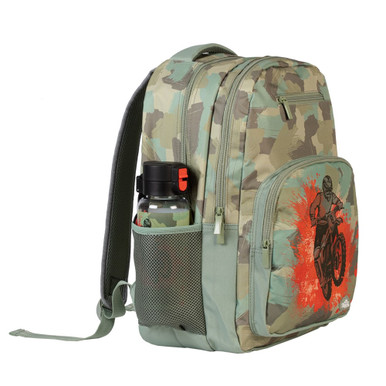 Big Kids Backpack - Camo Biker