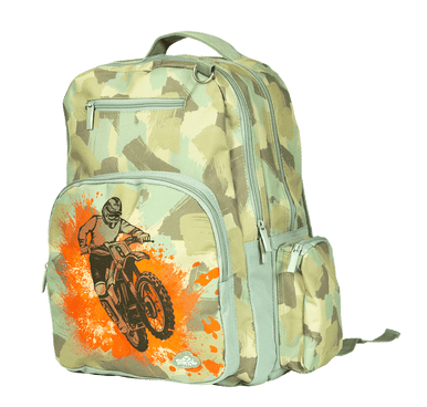 Big Kids Backpack - Camo Biker