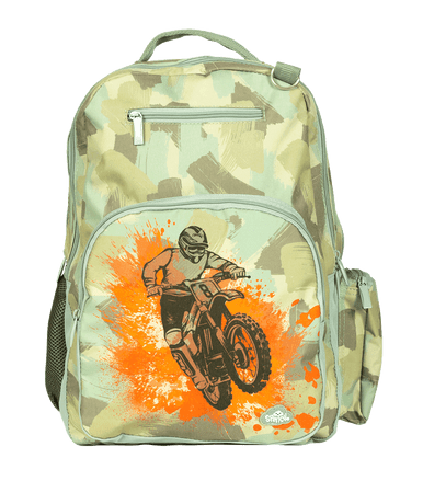 Big Kids Backpack - Camo Biker