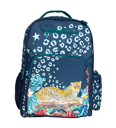 Big Kids Backpack - Leopard Queen