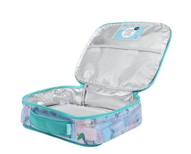 Wildkin Big Dot Aqua Double Decker Lunch Bag