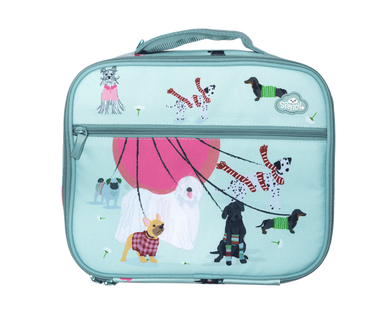 Wildkin Big Dot Aqua Double Decker Lunch Bag