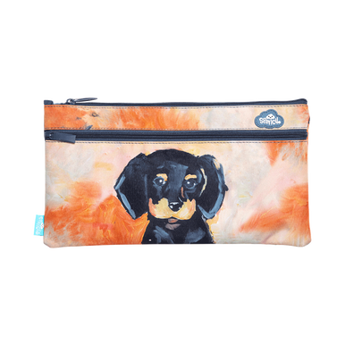 Twin Zip Pencil Case - Shadow