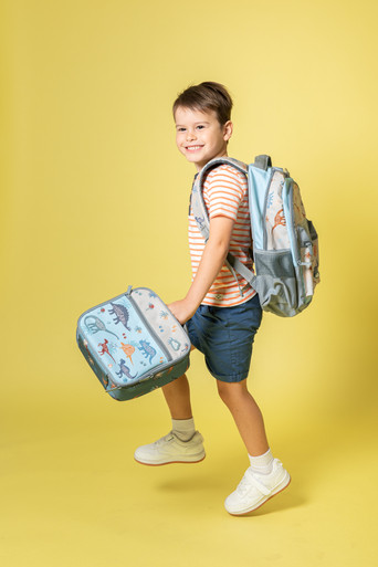 Little Cooler Lunch Bag + Chill Pack - Kidosaurus