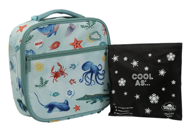 Little Cooler Lunch Bag + Chill Pack - Sea Critters