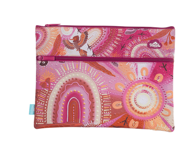 A4 Twin Zip Pencil Case - Yarrawala