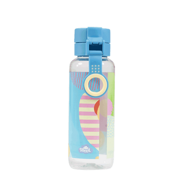 Kids Flip Straw Bottle - Zoku Clear Safari