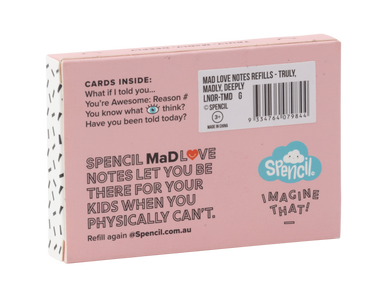 MaD Love Notes Refills - Truly, Madly, Deeply