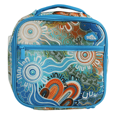 Hang Ten Basic Insulated Lunch Bag for School and Work, Thermal Reusable  Office Lunch Box for Kids, Boys, Girls, Men, Women (Palm Trees) 