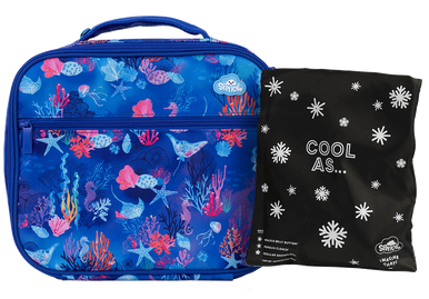 Packit Brand, Unicorn Sky Navy, Freezable, and Reusable Lunch Box, Blue