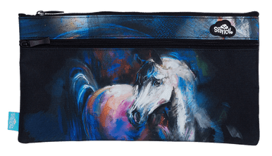 Twin Zip Pencil Case - Mystic