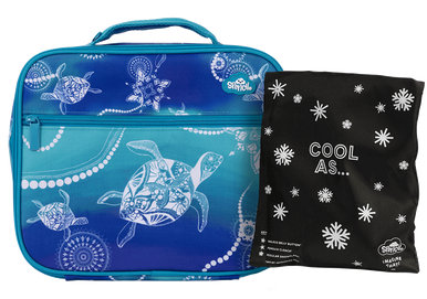 Big Cooler Lunch Bag + Chill Pack - Turtle of Life
