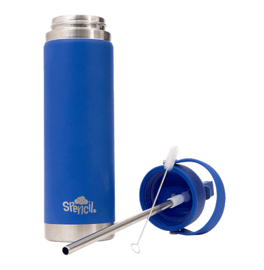 Big Insulated Water Bottle 650ml - Azure