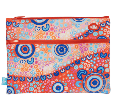 A4 Twin Zip Pencil Case - Ngootypoorteen