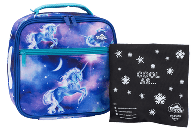Little Cooler Lunch Bag + Chill Pack - Moonlit Unicorn