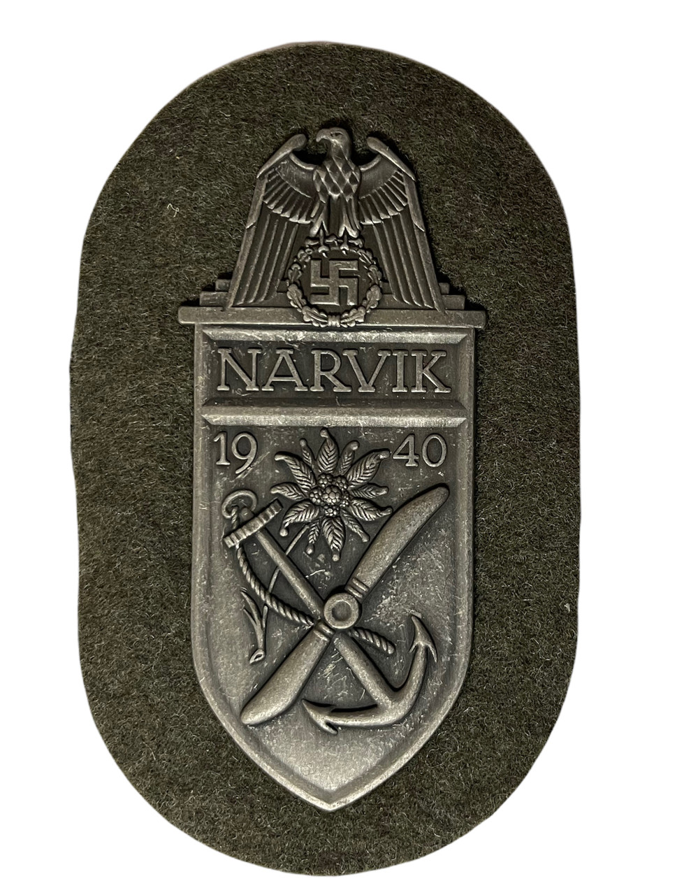 Replica of Narvik Shield (German: Narvikschild) in Silver for Sale